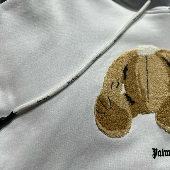 Palm Angels Bear Hoodie ‘White’ - Picture 5 of 8